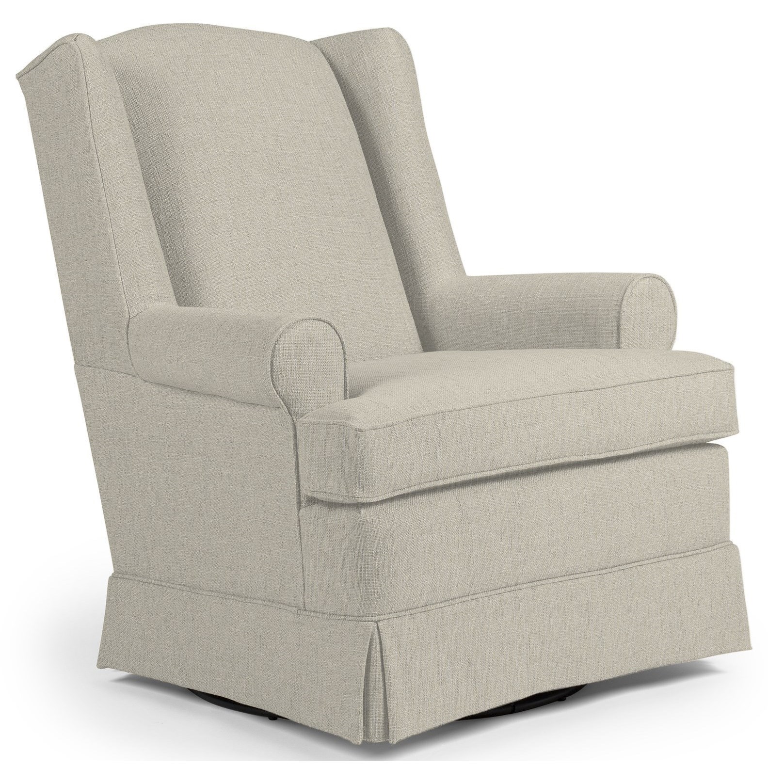 Best Home Furnishings Roni 7197 Roni Skirted Swivel Glider Chair
